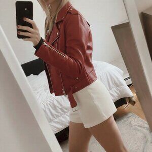 Levi's Faux Leather Fashion Belted Moto Jacket